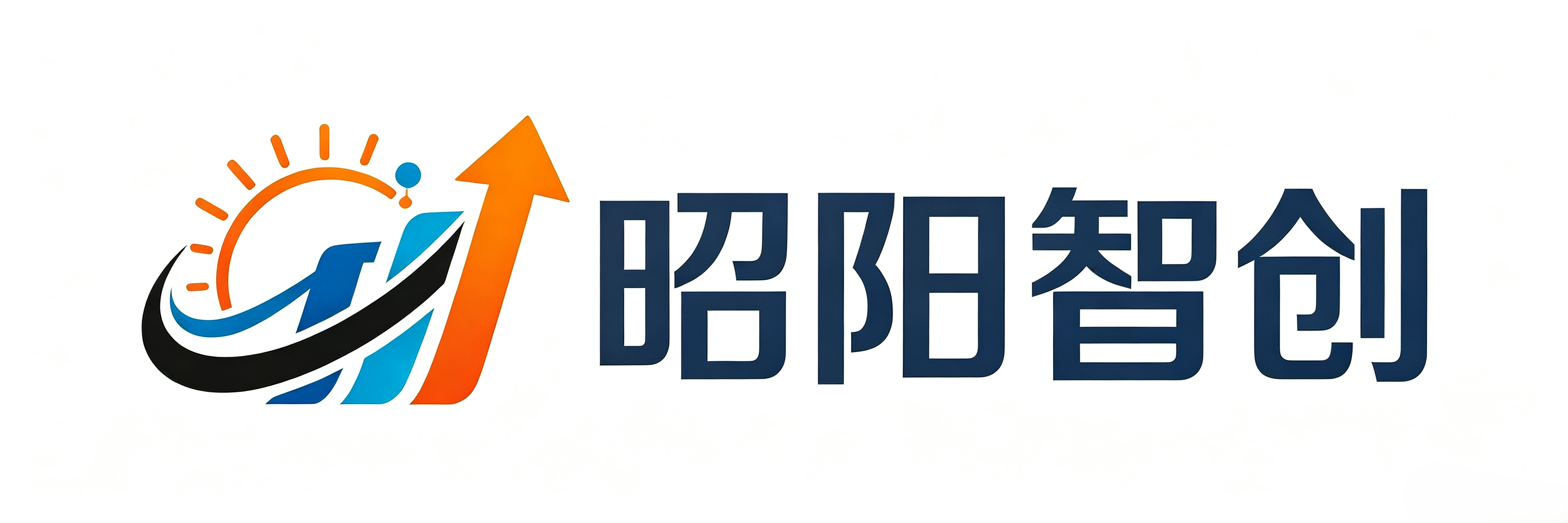 Zhaoyang Intelligence horizontal logo: growth icon on the left, brand name on the right